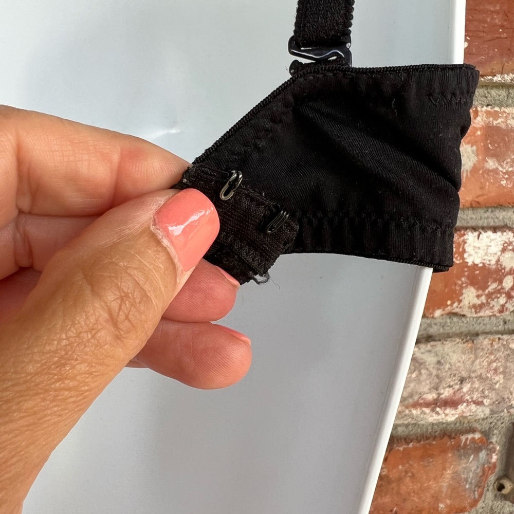 Victoria Secret "PINK" black wear everywhere demi size 34D - Picture 3 of 7